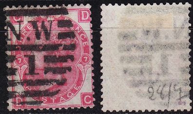 England GREAT Britain [1867] MiNr 0028 Platte 7 ( O/used ) [02]