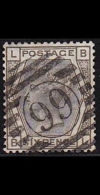 England GREAT Britain [1873] MiNr 0044 Platte 13 ( O/used ) [01]