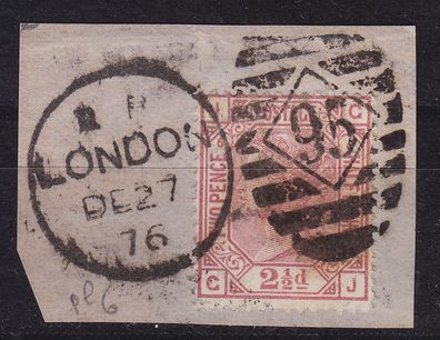 England GREAT Britain [1876] MiNr 0047 Platte 06 ( BStk ) [01]