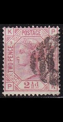 England GREAT Britain [1876] MiNr 0047 Platte 09 ( O/used ) [02]