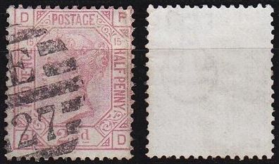 England GREAT Britain [1876] MiNr 0047 Platte 15 ( O/used ) [02]