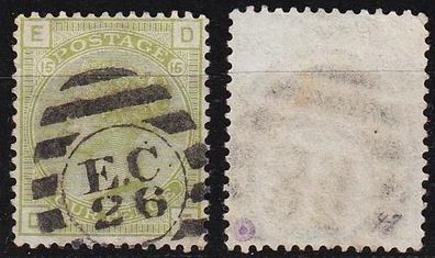 England GREAT Britain [1877] MiNr 0048 Platte 15 ( O/used ) [01]