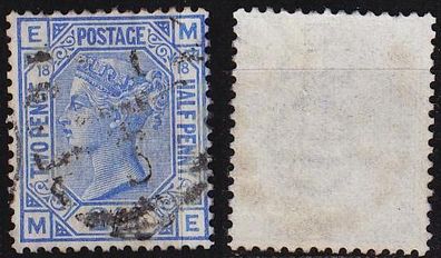 England GREAT Britain [1880] MiNr 0051 Platte 18 ( O/used ) [01]