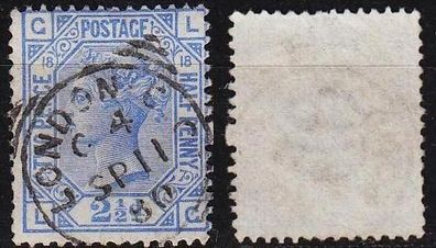 England GREAT Britain [1880] MiNr 0051 Platte 18 ( O/used ) [02]