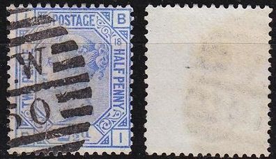 England GREAT Britain [1880] MiNr 0051 Platte 18 ( O/used ) [03]