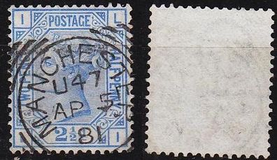 England GREAT Britain [1880] MiNr 0051 Platte 20 Z ( O/used ) [01]