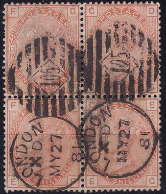 England GREAT Britain [1880] MiNr 0053 ( O/used ) [01] 4er