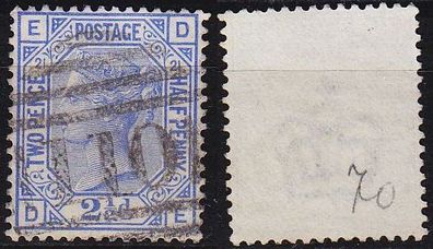 England GREAT Britain [1880] MiNr 0059 Platte 21 ( O/used ) [01]