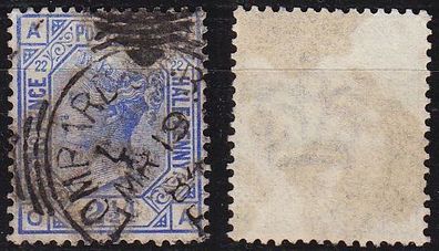 England GREAT Britain [1880] MiNr 0059 Platte 22 ( O/used ) [02]