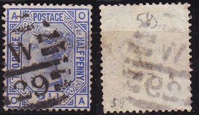 England GREAT Britain [1880] MiNr 0059 Platte 22 ( O/used ) [07]