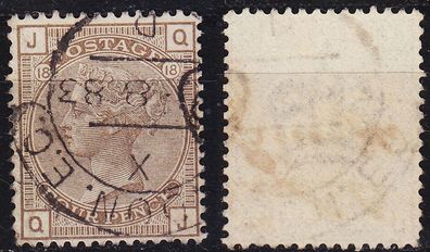 England GREAT Britain [1880] MiNr 0061 Platte 18 ( OO/used ) [01]