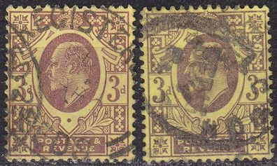 England GREAT Britain [1902] MiNr 0108 w A ( O/used ) [01] Farben