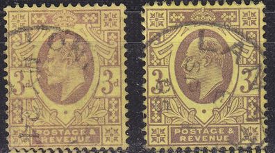 England GREAT Britain [1902] MiNr 0108 w A ( O/used ) [02] Farben