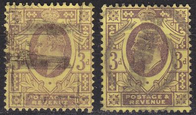 England GREAT Britain [1902] MiNr 0108 w A ( O/used ) [04] Farben