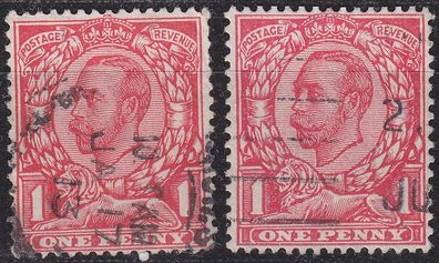 England GREAT Britain [1912] MiNr 0124 II ( O/used ) [01] 2 Farben