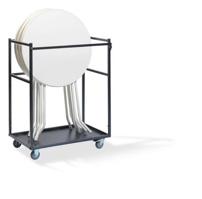 Möbel Stehtisch Transportwagen Klein, Hammerschlag, 95X63X120Cm (Bxtxh), T90110
