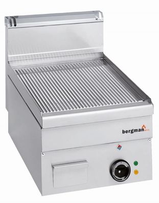 Bergman Profilline Plus 600 Elektro-Grillplatte Gerillt-5 Kw