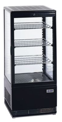 Tischkühlvitrine Rt-78 G Led (Schwarz)