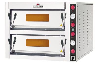 Pizzaofen Allround Für 6 + 6 Pizzen Ø33Cm Elektro 13 Kw