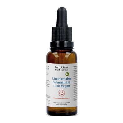 NatuGena Liposomales Vitamin D3 1000 Vegan 1000 Tropfen 30ml