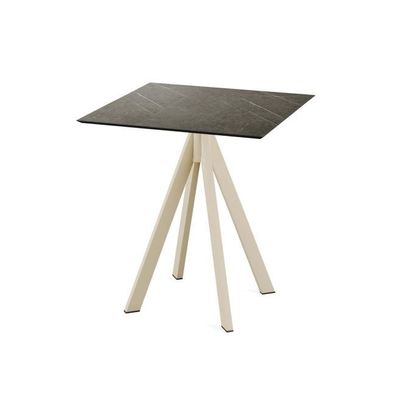 Frühling Garten Sommer Möbel Infinity Terrassentisch Sand Gestell Midnight Marble