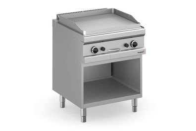 Bergman Profilline Plus 700 Gas-Grillplatte Glatt Mit Offenem Unterbau - 11 Kw