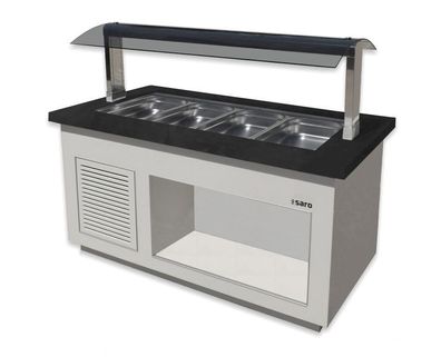 Saro Salatbar Für 4X 1/1 Gn, Modell Premium Line Sb-K170 Weiß