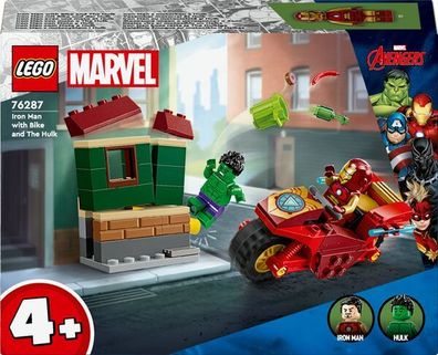 LEGO® Marvel Super Heroes? 76287 Iron Man mit Bike und der Hulk