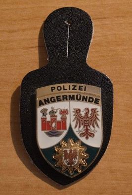 Polizei Verbandsabzeichen / Dienststellenabzeichen / Pol BB Angermünde