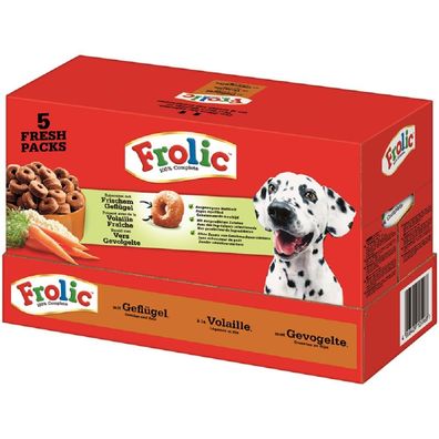 Frolic Complete Hundefutter Geflügel, Gemüse und Reis, 1 Packung (1 x 7,5 kg)