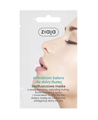 Ziaja Mikrobiom Ausgleich Gesichtsmaske 7ml, fettige Haut