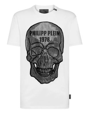 Philipp Herren Designer TShirt MTK5231 PJY002N weiss Grösse S-2XL