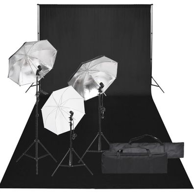 vidaXL Fotostudio-Set mit Beleuchtung und Hintergrund