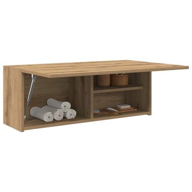 vidaXL Bad-Wandschrank Artisan-Eiche 80x25x30 cm Holzwerkstoff