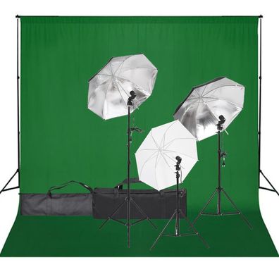 vidaXL Fotostudio-Set mit Beleuchtung und Hintergrund