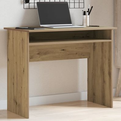 vidaXL Schreibtisch Artisan-Eiche 90x50x74 cm Holzwerkstoff