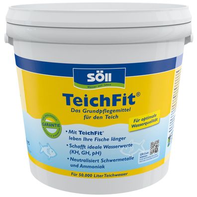 Söll Teichpflege 5 Kg TeichFit Wasserstabilisierer für 50 Qbm