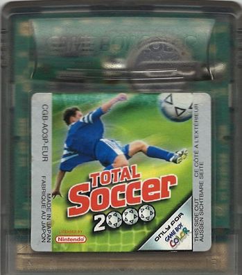 Total Soccer 2000 Nintendo Game Boy Color GBC GBA GBA SP - Ausführung: