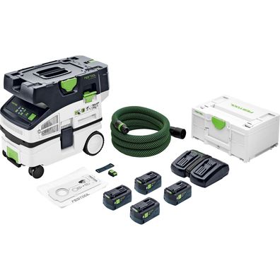 Festool Akku-Absaugmobil CTLC MINI I-Plus Cleantec 18 V / 4x 5,0 Ah Akku