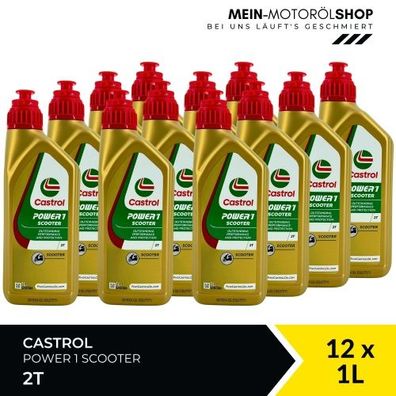 Castrol Power 1 Scooter 2T 12x1 Liter