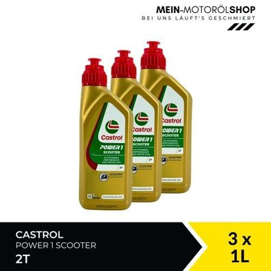 Castrol Power 1 Scooter 2T 3x1 Liter