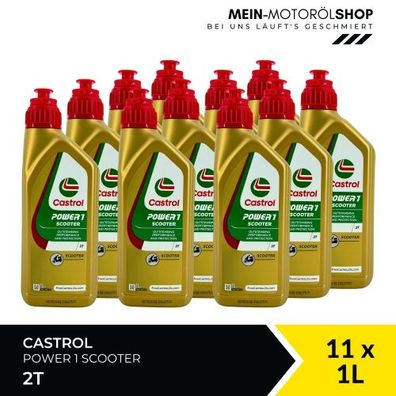 Castrol Power 1 Scooter 2T 11x1 Liter