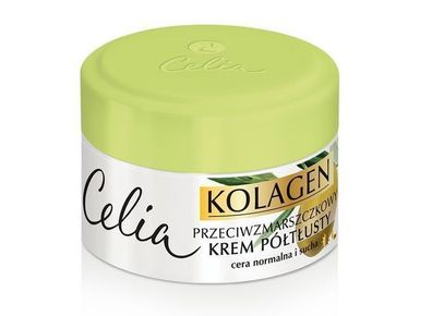 Celia Kolagen Krem pÃ³Å?tÅ?usty z oliwkÄ?, 50 ml