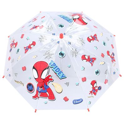 Vadobag Kinderschirm Regenschirm Spidey Rainy Days