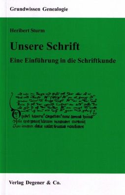 Unsere Schrift, Heribert Sturm