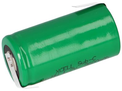 XCell Akku Sub-C X3600SCR-LFU 1,2V 3600mAh mit U-Lötfahne