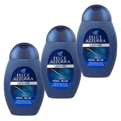 Paglieri Felce Azzurra Uomo Dusch-Shampoo Cool Blue 3 x 250 ml