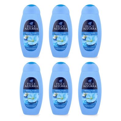 Paglieri Felce Azzurra Duschgel Muschio Bianco 6 x 400 ml