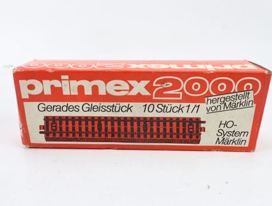 Märklin Primex 2000 H0 5073 Gleismaterial M-Gleis 10x gerades Gleisstück 180mm