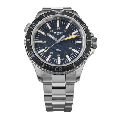 Traser H3 - 109370 - Armbanduhr - Herren - Quarz - P67 Diver T100 Blue Special Set